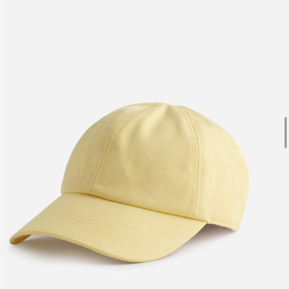 Madewell Pale Yellow Cotton Baseball Cap